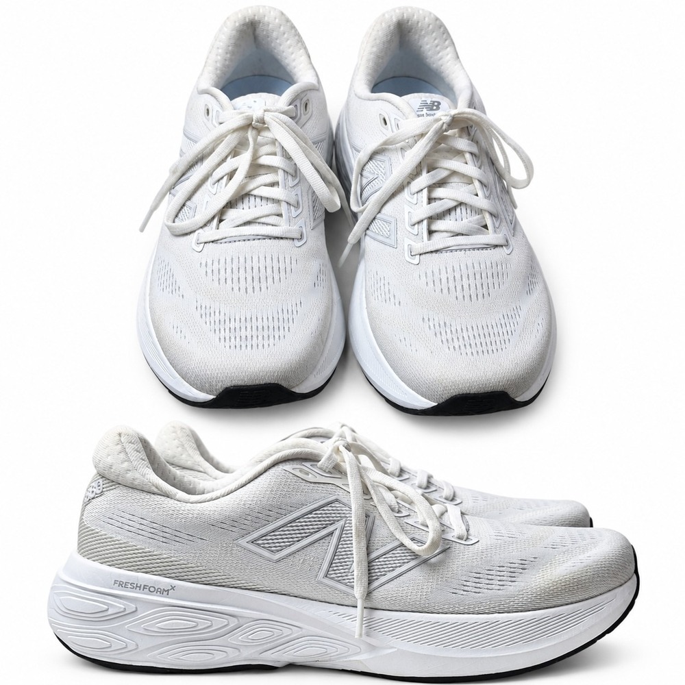 NEW BALANCE Fresh Foam x 880v15 Sneaker Women Sz 9.5 White Max Cushioning Aug 24